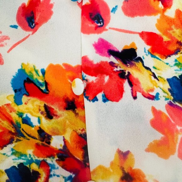 W5 Anthropologie Multicolored Floral Camisole - Picture 4 of 4